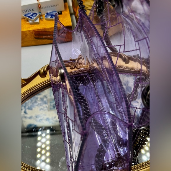 🆕 KURT GEIGER LONDON 🧿 NWOT Mini Kensington Crossbody Bag, Light Purple - Picture 14 of 16